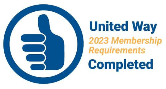 Oscoda Area United Way is among the United Ways that met the eligibility criteria for the thumbs up icon.